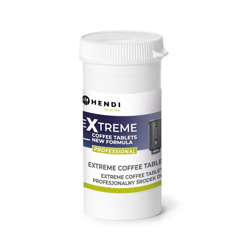 Extreme Coffee Tablets NEW FORMULA профессиональный моющий препарат для кофемашин, HENDI, 25 таблеток