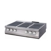 Premium Cooker - 6 Burners - Triple Unit - 90cm Deep - Electric