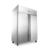 Холодильник - 1200 л - 6 регулируемых полок (2/1 GN) - на колесах - нержавеющая сталь