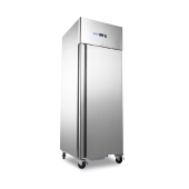 Холодильник — 600 л — 3 регулируемые полки (2/1 GN) — на колесах — нержавеющая сталь