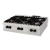 Premium Cooker - 6 Burners - Triple Unit - 90cm Deep - Gas