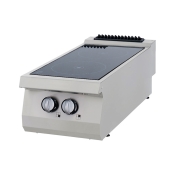 Premium Infrared Cooker - 2 Burners - Single Unit - 90cm Deep - Electric