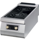 Premium Induction Cooker - 2 Burners - Single Unit - 90cm Deep - Electric