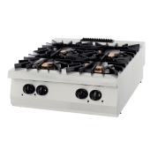 Premium Cooker - 4 Burners - Double Unit - 90cm Deep - 40kW - Gas