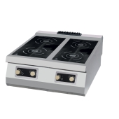 Premium Induction Cooker - 4 Burners - Double Unit - 90cm Deep - Electric