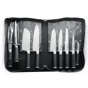 9-piece Knives set, HENDI, Black, 445x260x(H)65mm