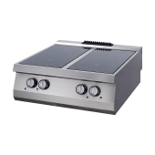 Heavy Duty Infrared Cooker - 4 Burners - Double Unit - 70cm Deep - Electric