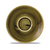 Stonecast Plume Green espresso saucer, 118mm