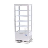Холодильник-витрина — 98 л — 43 см — белый