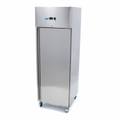 Холодильник — 400 л — 3 регулируемые полки — (1/1 GN) — на колесах — нержавеющая сталь