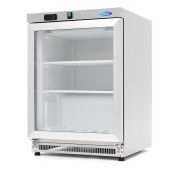 Freezer - 200L - Stainless Steel - with Glass Door