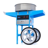 Candy Floss Machine – Ø 52cm – Blue – with Cart