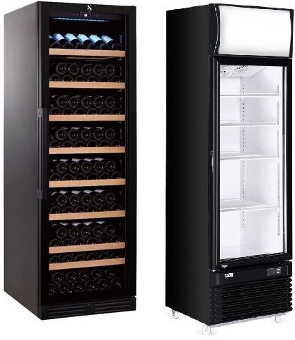 Bottle cooler with canopy - 2 doors model GTK 800