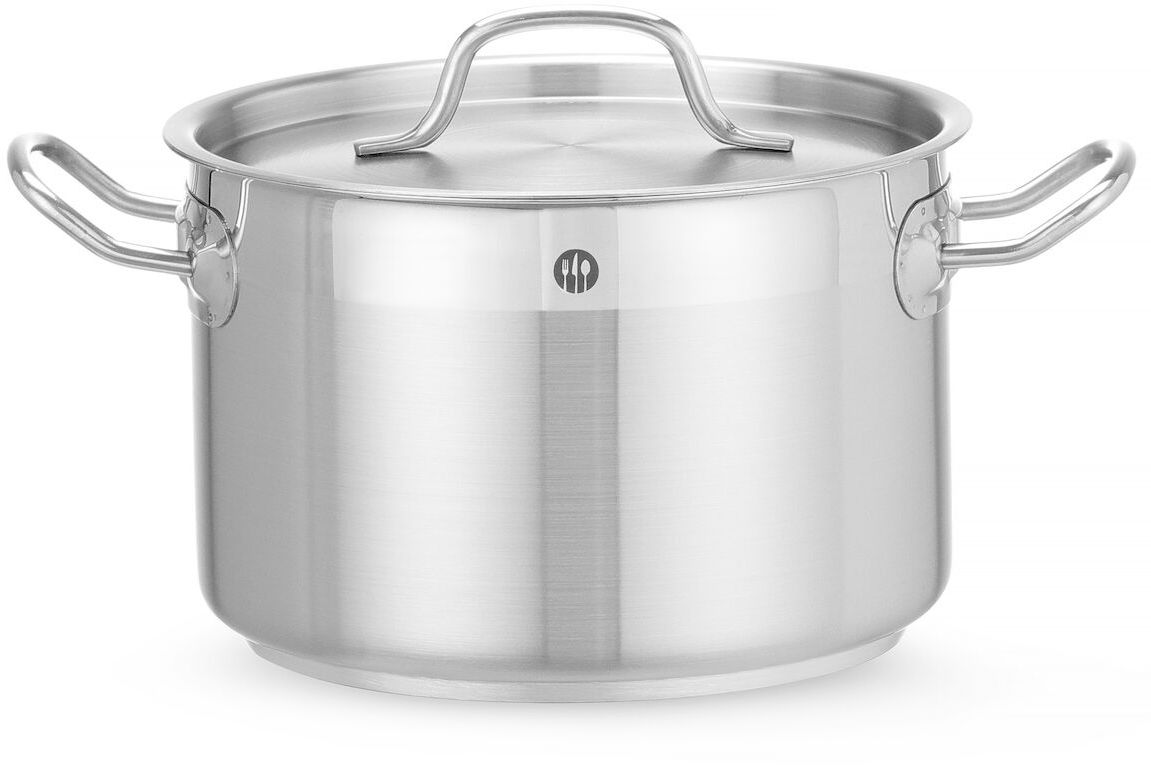 Stew pan middle - with lid, HENDI, Profi Line, 4L, ⌀200x(H)130mm