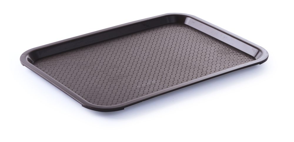 Polypropylene fast food tray, medium, HENDI, Brown, 305x415x(H)20mm